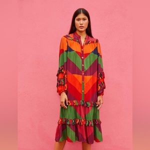 NWT Farm Rio Julianna Stripe Dress